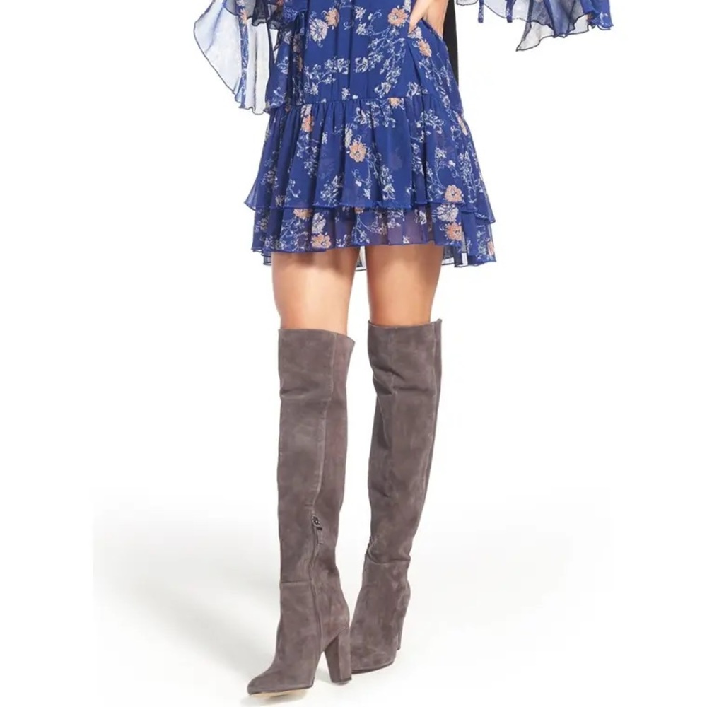 Halogen Grey Noble Over the Knee Boot